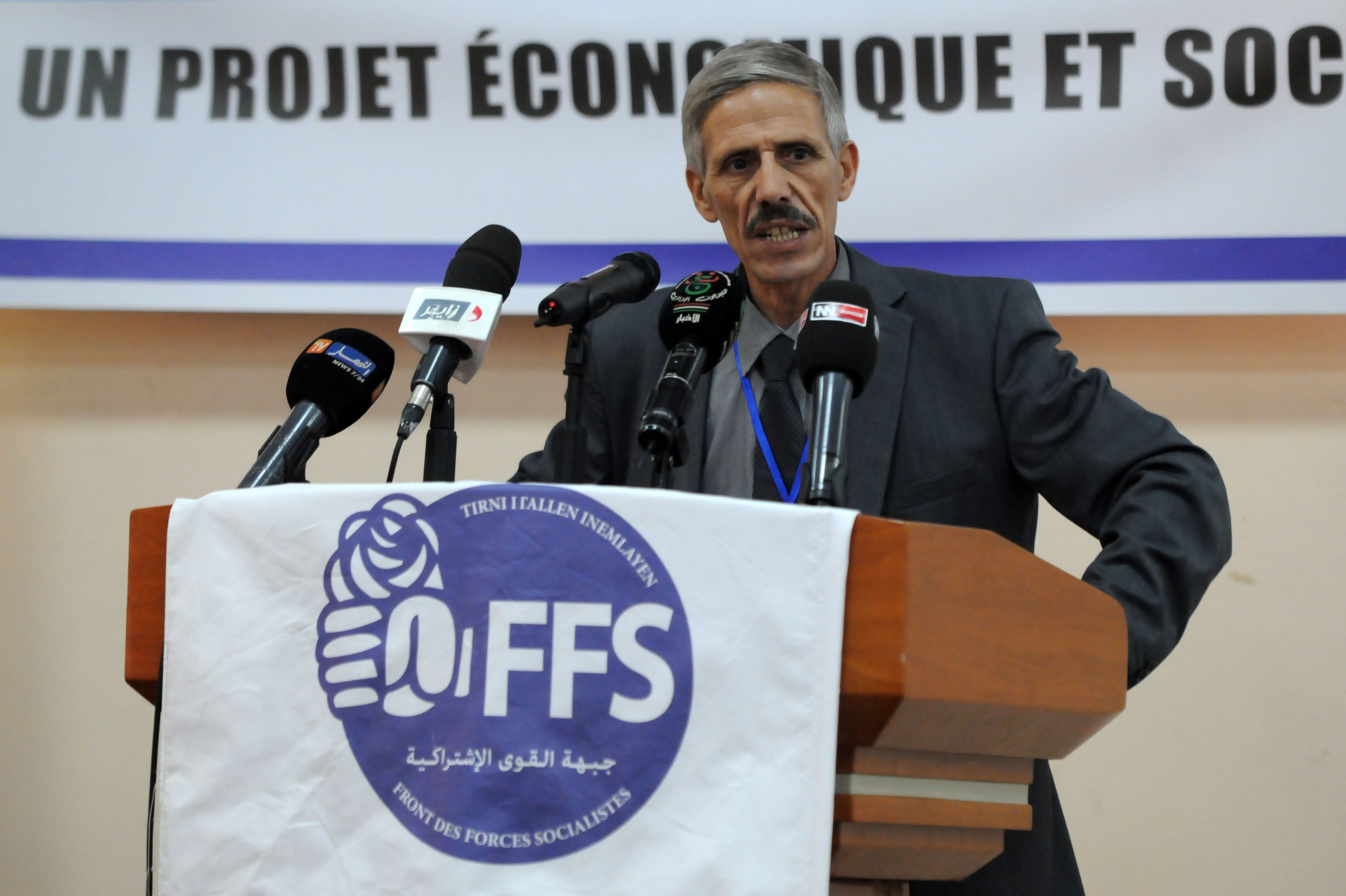 Abdelmalek Bouchafa, premier secrétaire du FFS. New Press